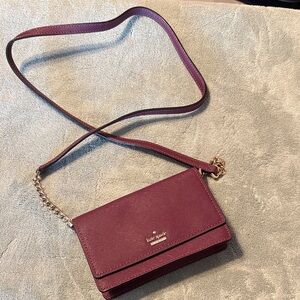 Kate Spade Burgundy Crossbody Bag